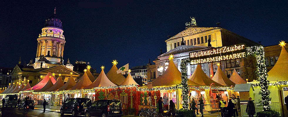 Berlin Christmas Market atmosphere