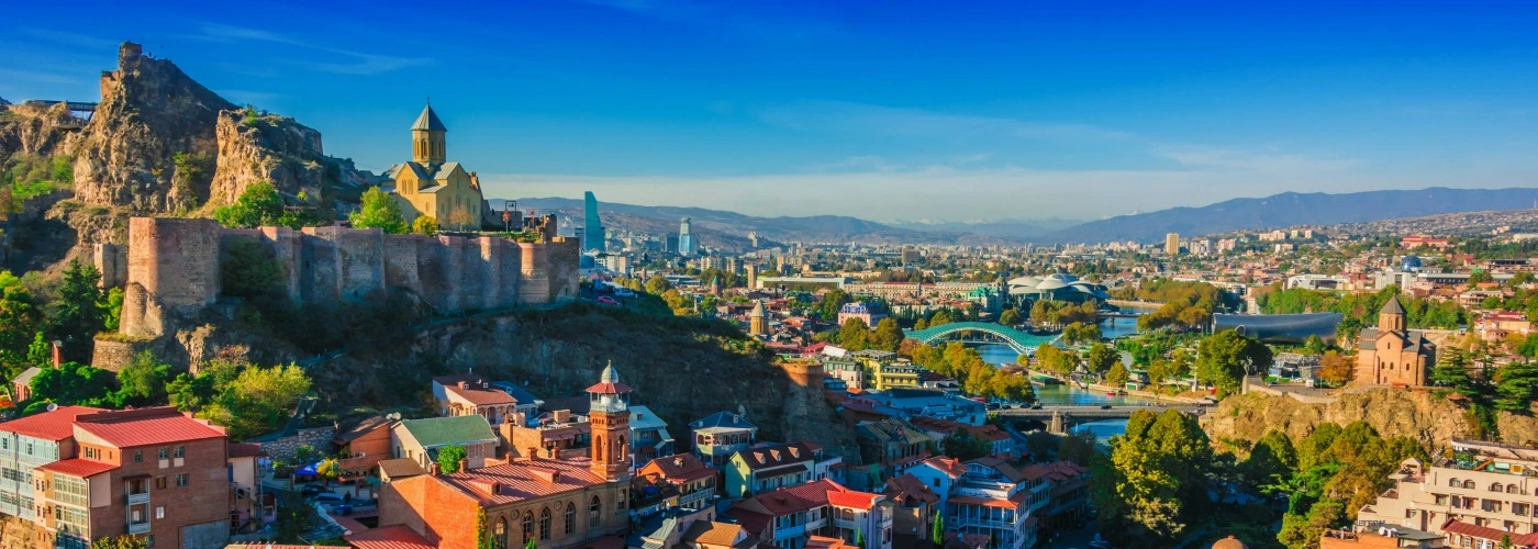 Georgia Tbilisi digital nomad destination 2025 - best value remote work city with Caucasus mountain views, visa-free stays, and ultra-affordable nomad lifestyle