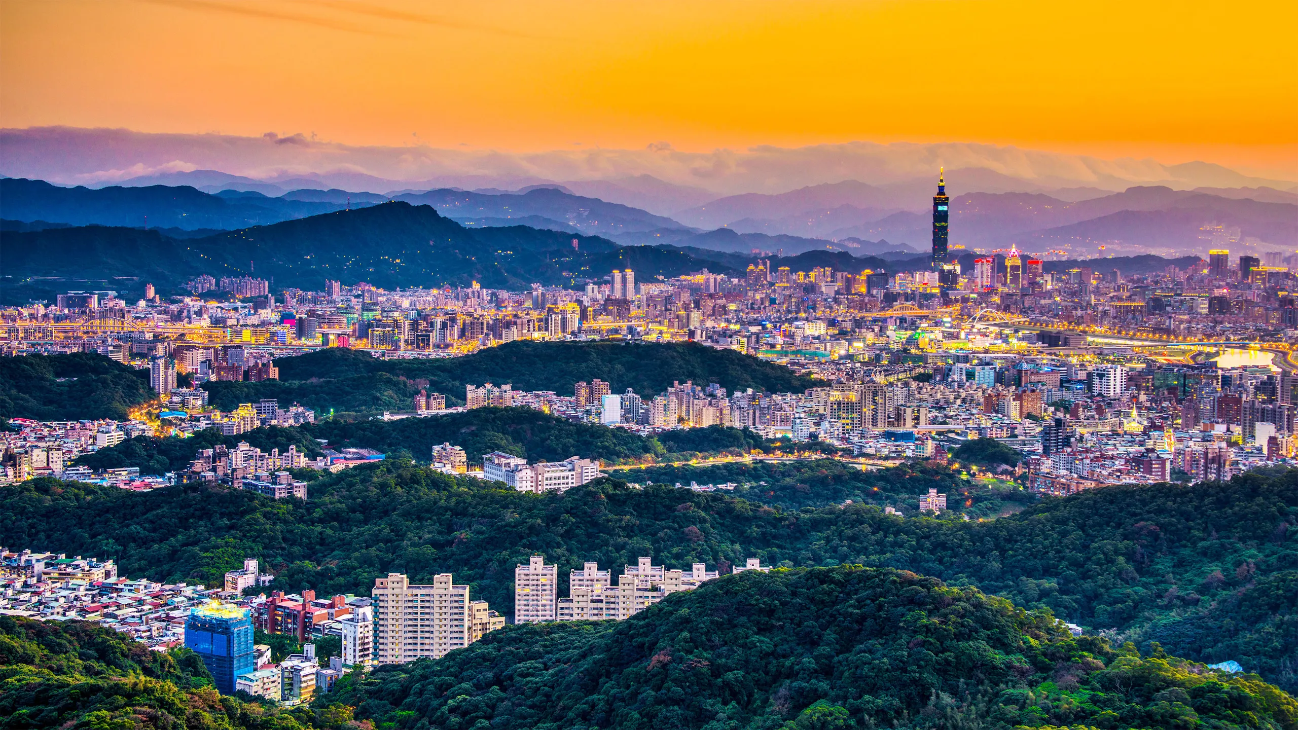 Taiwan Taipei digital nomad destination 2025 - top Asian tech remote work city with ultra-fast internet, incredible food culture, vibrant night markets, and world-class safety